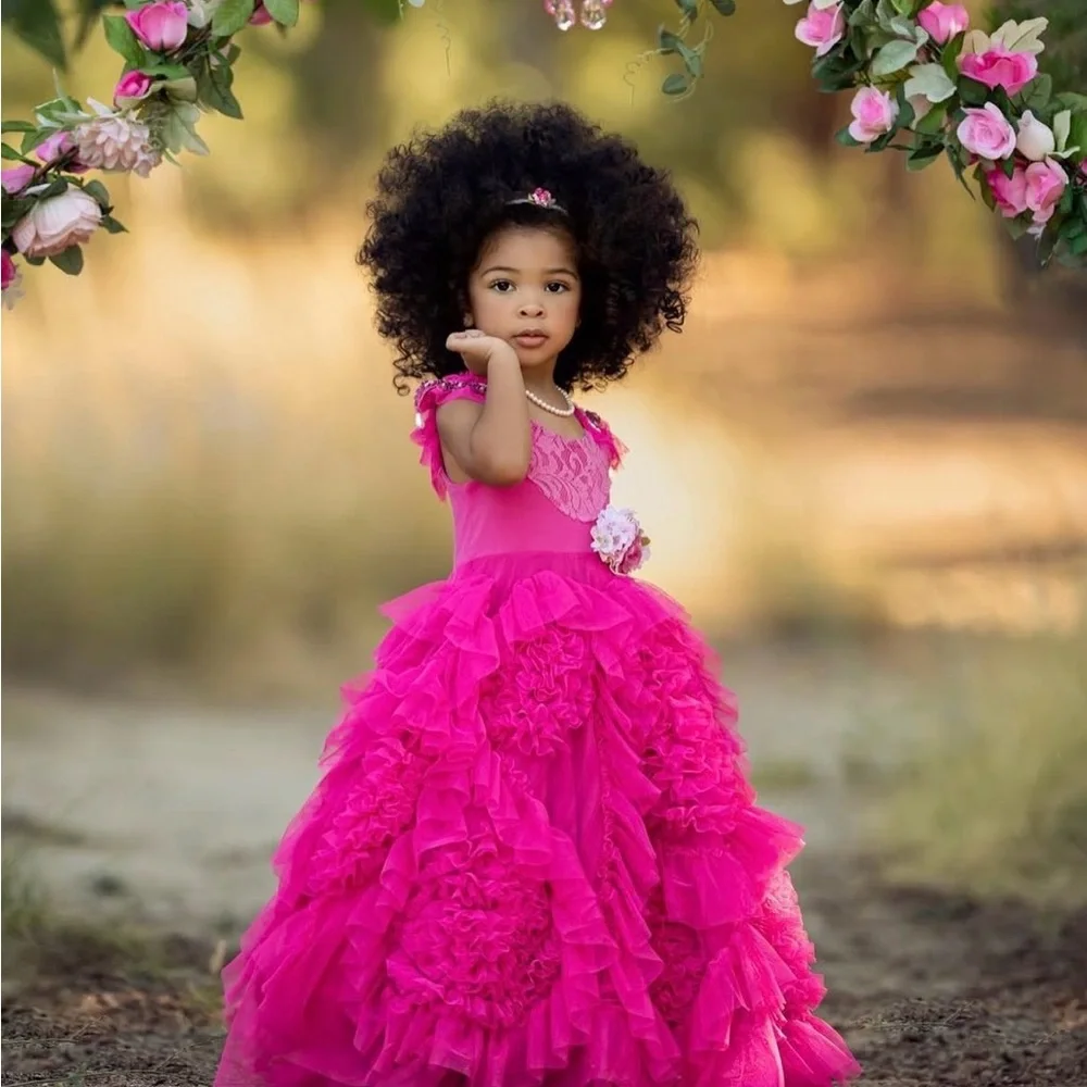 Dollcake Best Wishes Barbie Frock size 5T - Picture 3 of 4